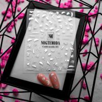 Наклейки для ногтей NOGTEMODA COMBI METALLIC 033