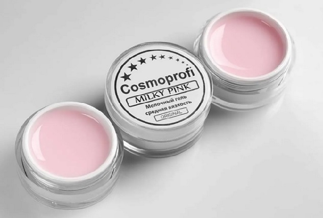 Однофазные моделирующие гели для ногтей Cosmoprofi Milky