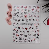 Наклейки для ногтей NOGTEMODA 027