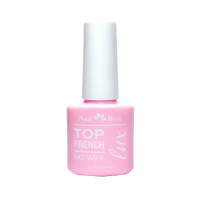 LUX Top Nail Best FRENCH TOP, 15 g / молочный топ без л.с