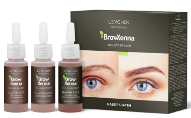 Хна для бровей Brow Henna набор «Шатен»: обзор товара