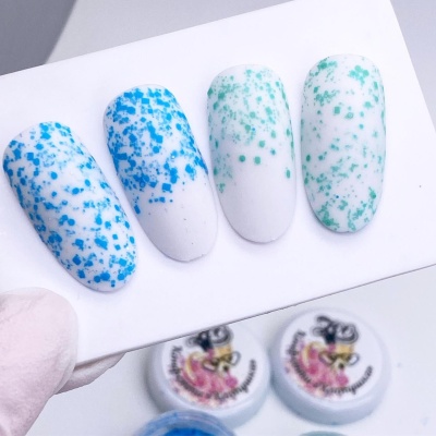 1302 Конфетти "Хлопушка" 2г голубые