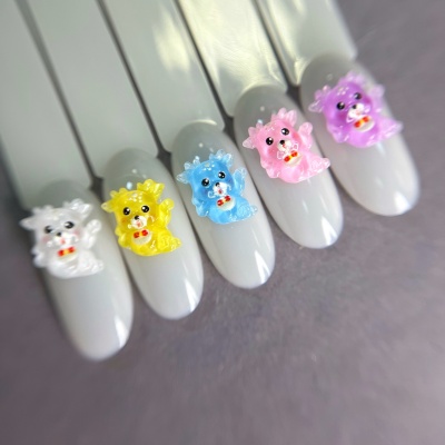 1849 Фигурки объёмные "Собачка" 5 шт