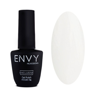 ENVY, Гель-лак EXCLUSIVE Ультра белый (10мл)